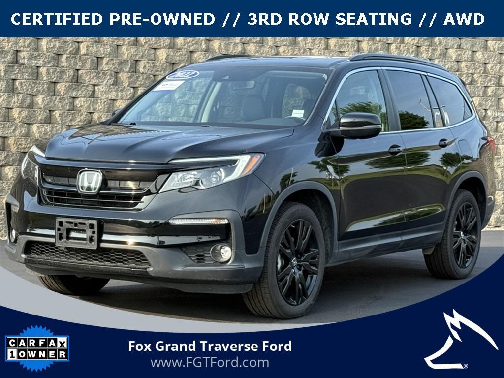 used 2022 Honda Pilot car, priced at $34,247
