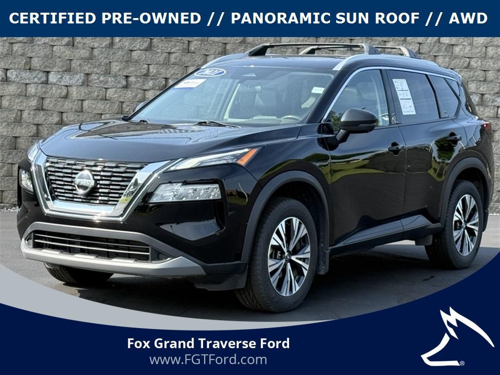 used 2021 Nissan Rogue car, priced at $16,858