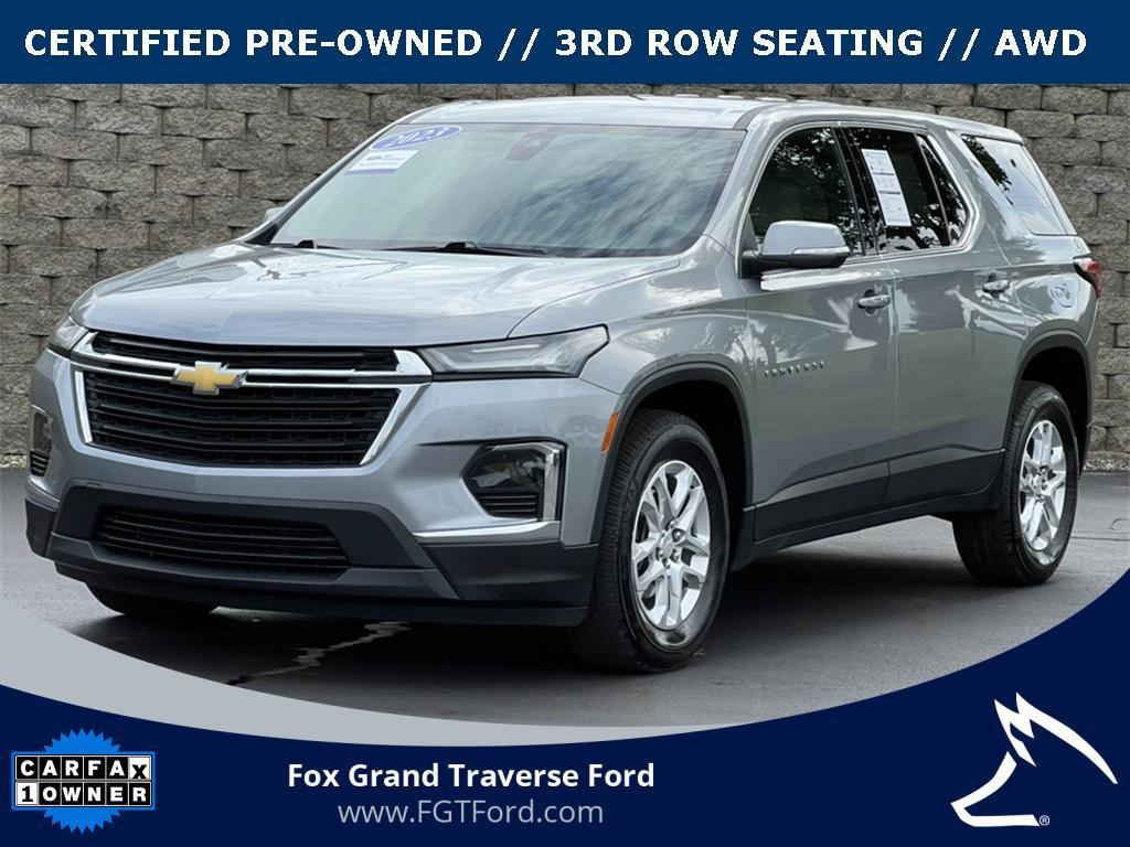 used 2023 Chevrolet Traverse car, priced at $26,975