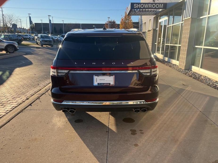 used 2022 Lincoln Aviator car, priced at $44,040