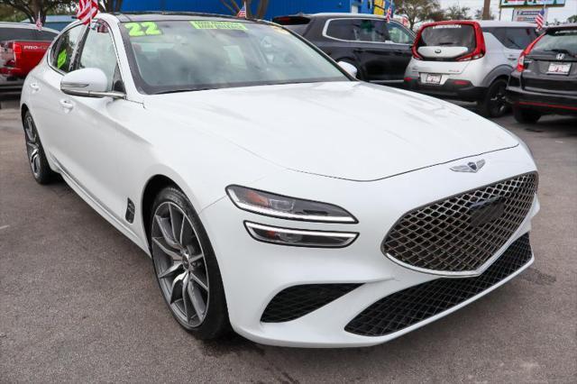 used 2022 Genesis G70 car, priced at $28,880