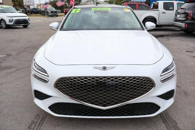 used 2022 Genesis G70 car, priced at $28,880