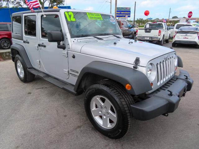 used 2012 Jeep Wrangler Unlimited car, priced at $17,995