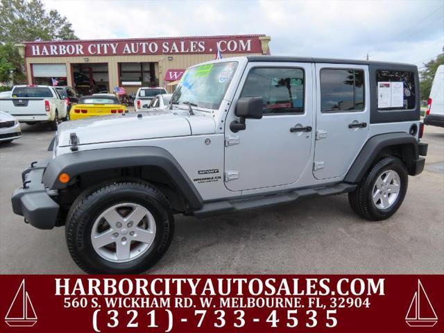 used 2012 Jeep Wrangler Unlimited car, priced at $17,995