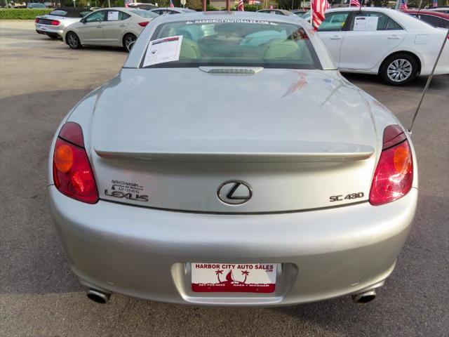 used 2002 Lexus SC 430 car, priced at $13,888