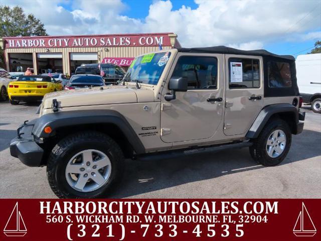 used 2016 Jeep Wrangler Unlimited car, priced at $21,995