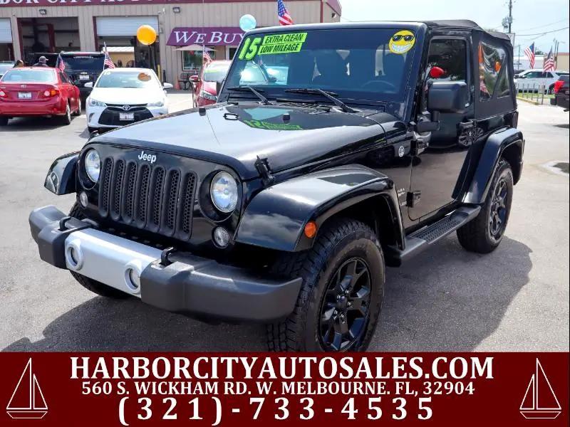 used 2015 Jeep Wrangler car, priced at $17,995