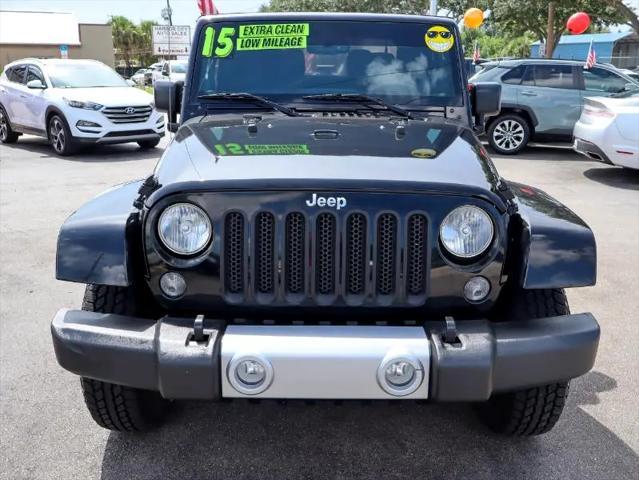 used 2015 Jeep Wrangler car, priced at $17,995