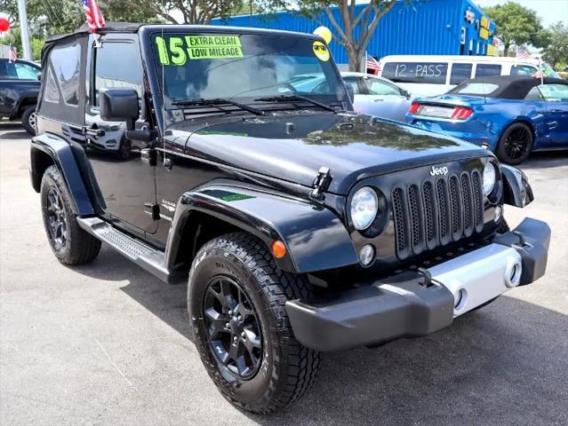 used 2015 Jeep Wrangler car, priced at $17,995