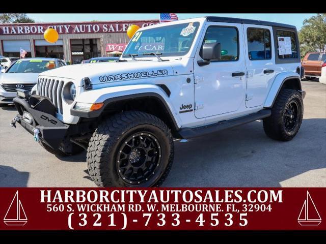 used 2021 Jeep Wrangler Unlimited car, priced at $36,880