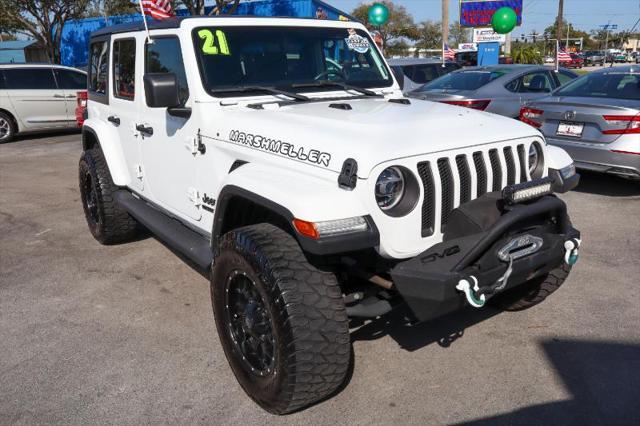 used 2021 Jeep Wrangler Unlimited car, priced at $36,880