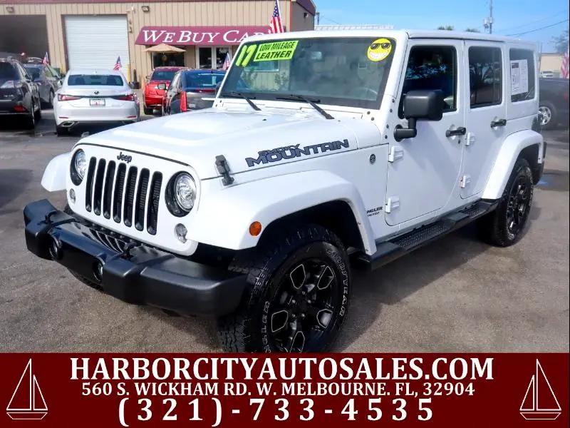 used 2017 Jeep Wrangler Unlimited car, priced at $24,880