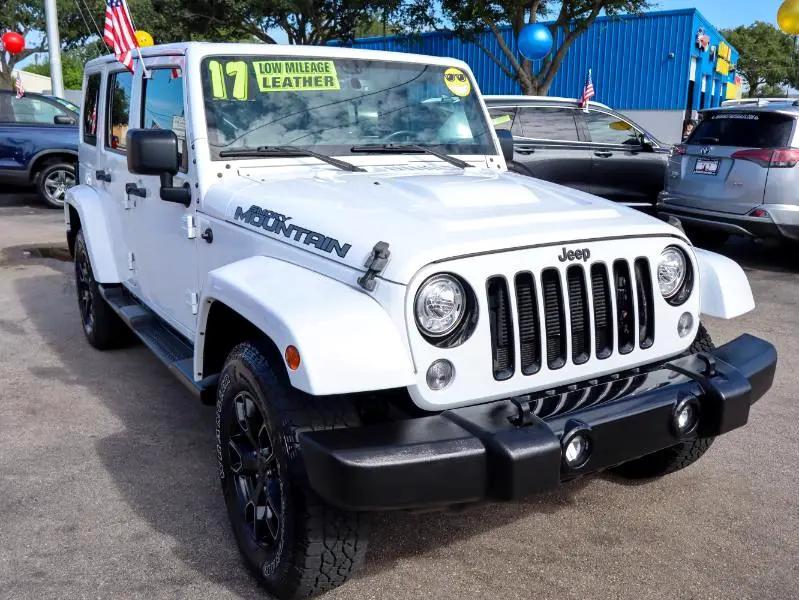 used 2017 Jeep Wrangler Unlimited car, priced at $24,880
