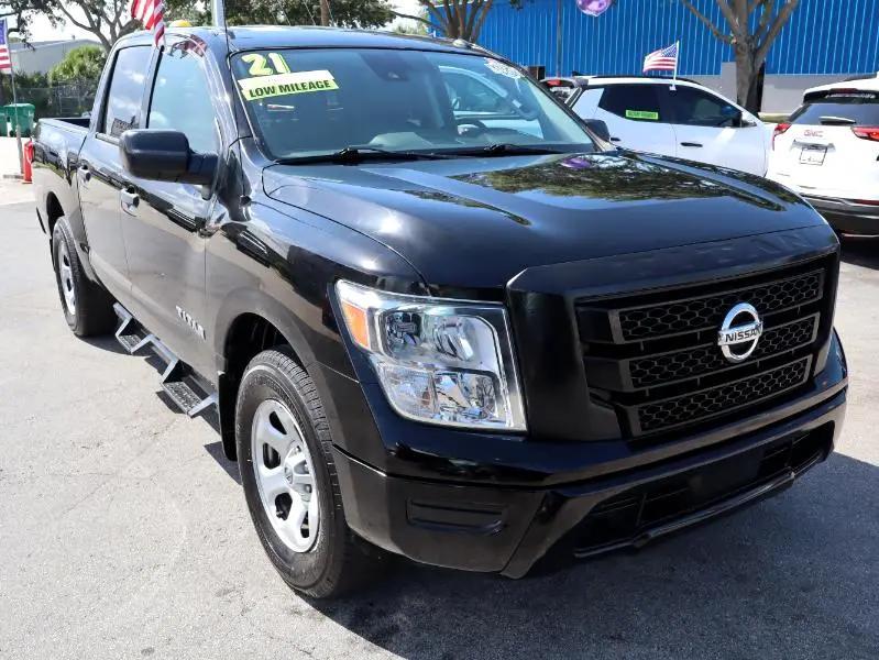 used 2021 Nissan Titan car, priced at $26,995