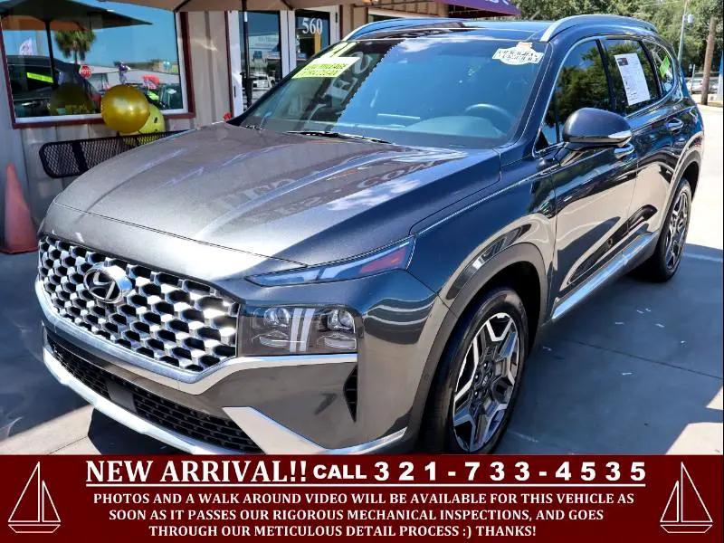 used 2021 Hyundai Santa Fe car, priced at $24,995