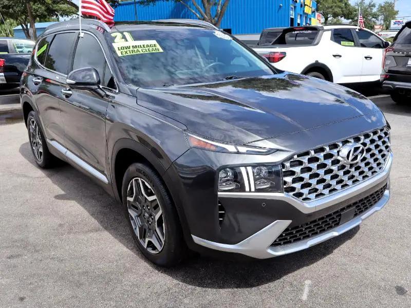 used 2021 Hyundai Santa Fe car, priced at $24,995