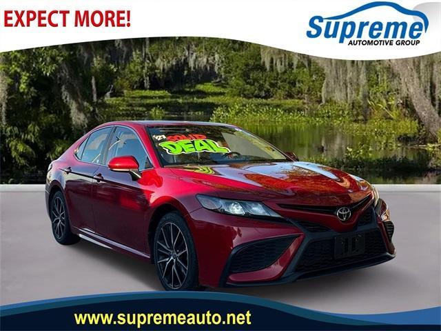 used 2021 Toyota Camry car, priced at $23,845