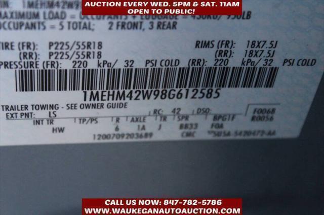 used 2008 Mercury Sable car, priced at $2,700