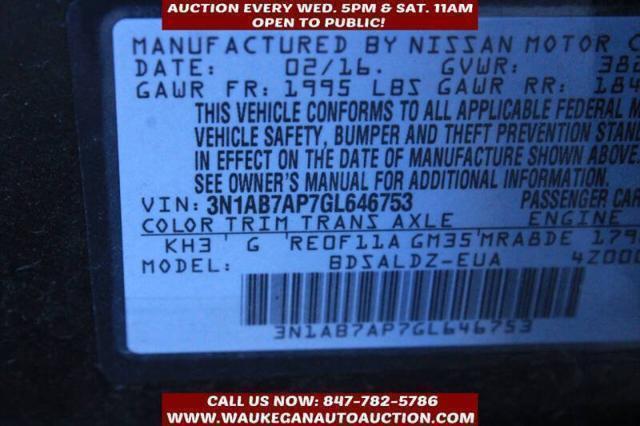 used 2016 Nissan Sentra car, priced at $3,900