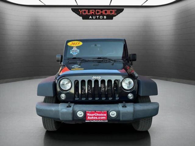 used 2015 Jeep Wrangler Unlimited car, priced at $13,999