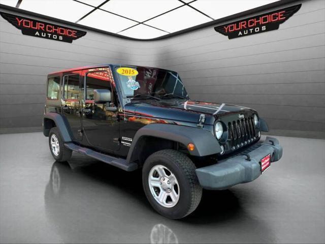 used 2015 Jeep Wrangler Unlimited car, priced at $13,999