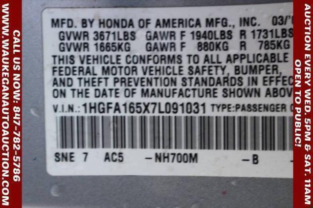 used 2007 Honda Civic car, priced at $3,600