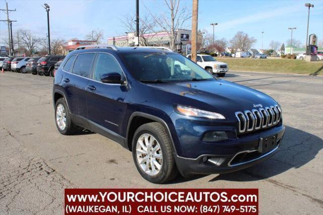 used 2015 Jeep Cherokee car, priced at $14,999