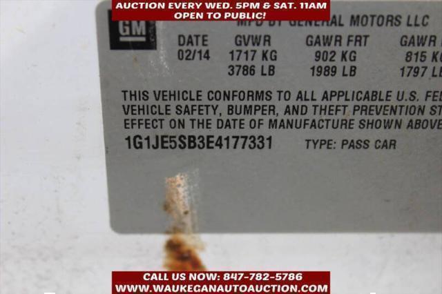 used 2014 Chevrolet Sonic car, priced at $4,500