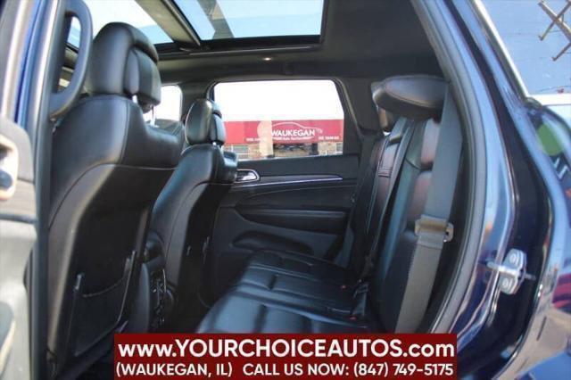 used 2017 Jeep Grand Cherokee car, priced at $14,999