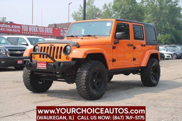used 2012 Jeep Wrangler Unlimited car, priced at $16,499