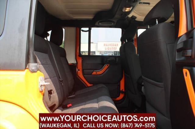 used 2012 Jeep Wrangler Unlimited car, priced at $16,499