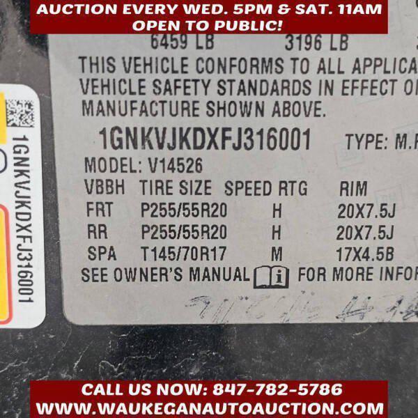 used 2015 Chevrolet Traverse car, priced at $3,900