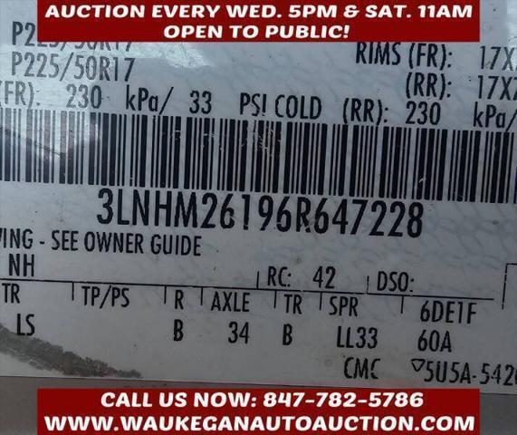 used 2006 Lincoln Zephyr car, priced at $2,700