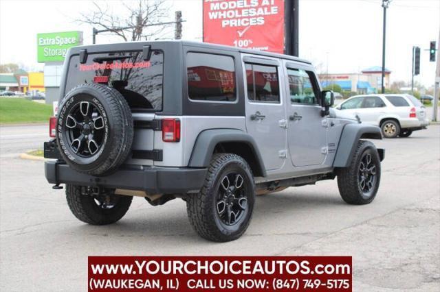 used 2017 Jeep Wrangler Unlimited car, priced at $17,999