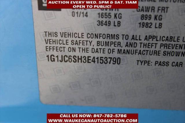 used 2014 Chevrolet Sonic car, priced at $4,300