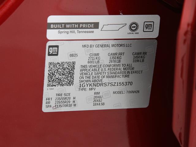 new 2025 Cadillac XT5 car, priced at $59,209