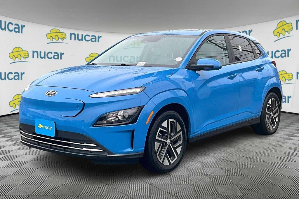 used 2022 Hyundai Kona EV car, priced at $17,900