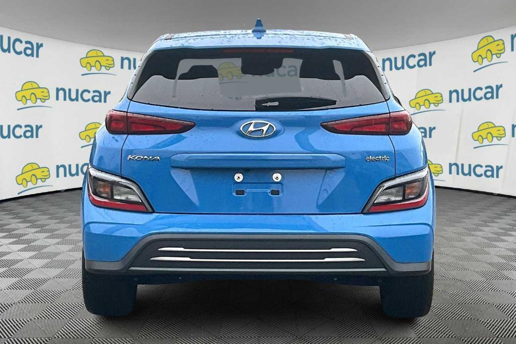 used 2022 Hyundai Kona EV car, priced at $17,900