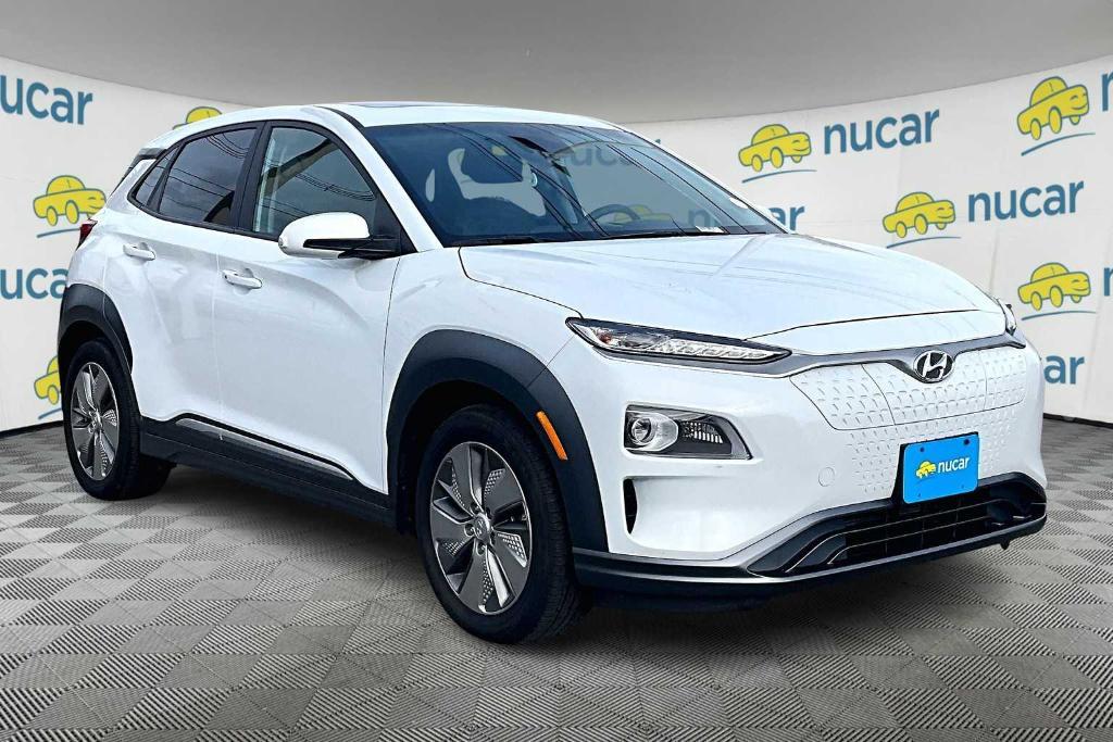 used 2021 Hyundai Kona EV car, priced at $17,800