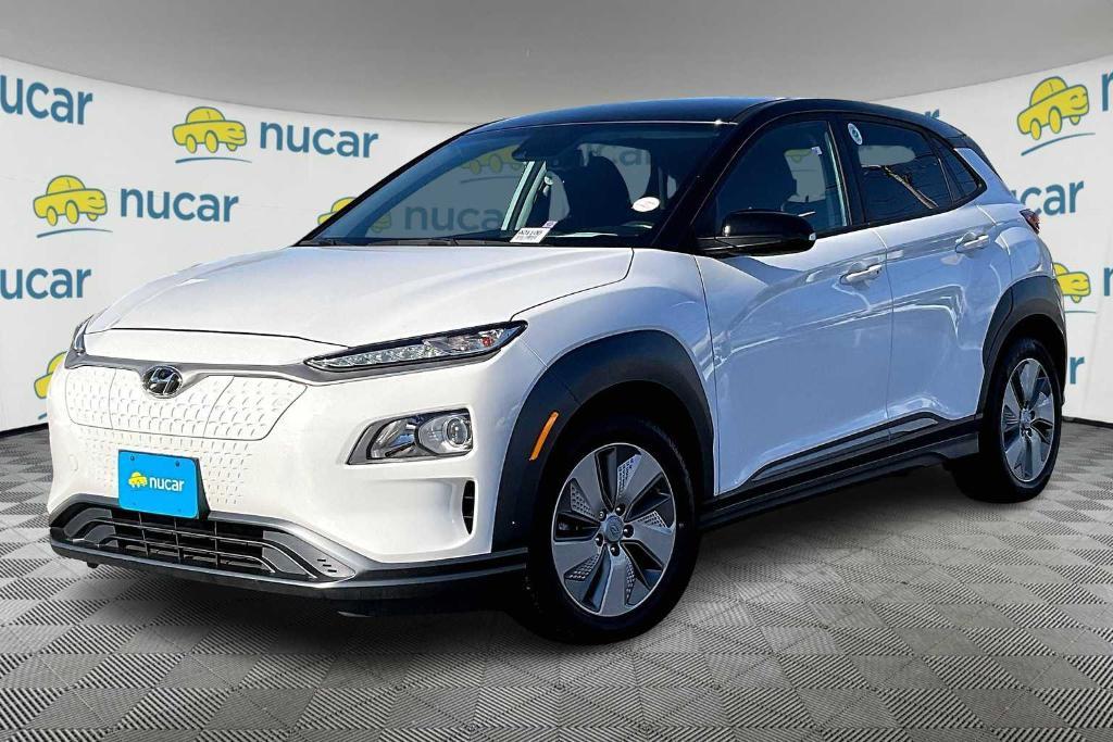 used 2021 Hyundai Kona EV car, priced at $16,300