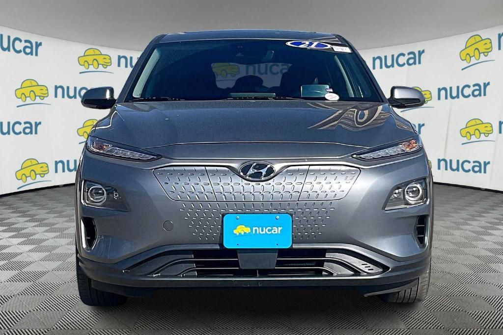 used 2021 Hyundai Kona EV car, priced at $16,300