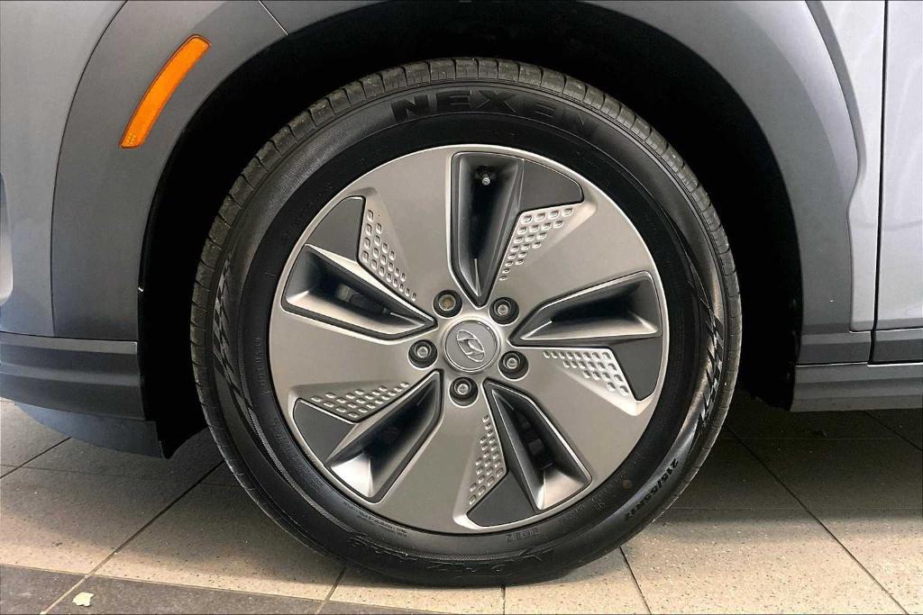 used 2021 Hyundai Kona EV car, priced at $16,300