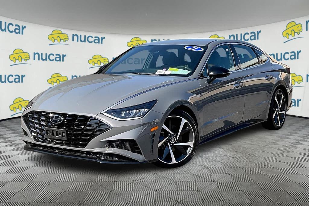 used 2021 Hyundai Sonata car, priced at $22,400