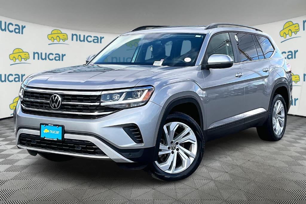 used 2021 Volkswagen Atlas car, priced at $28,000