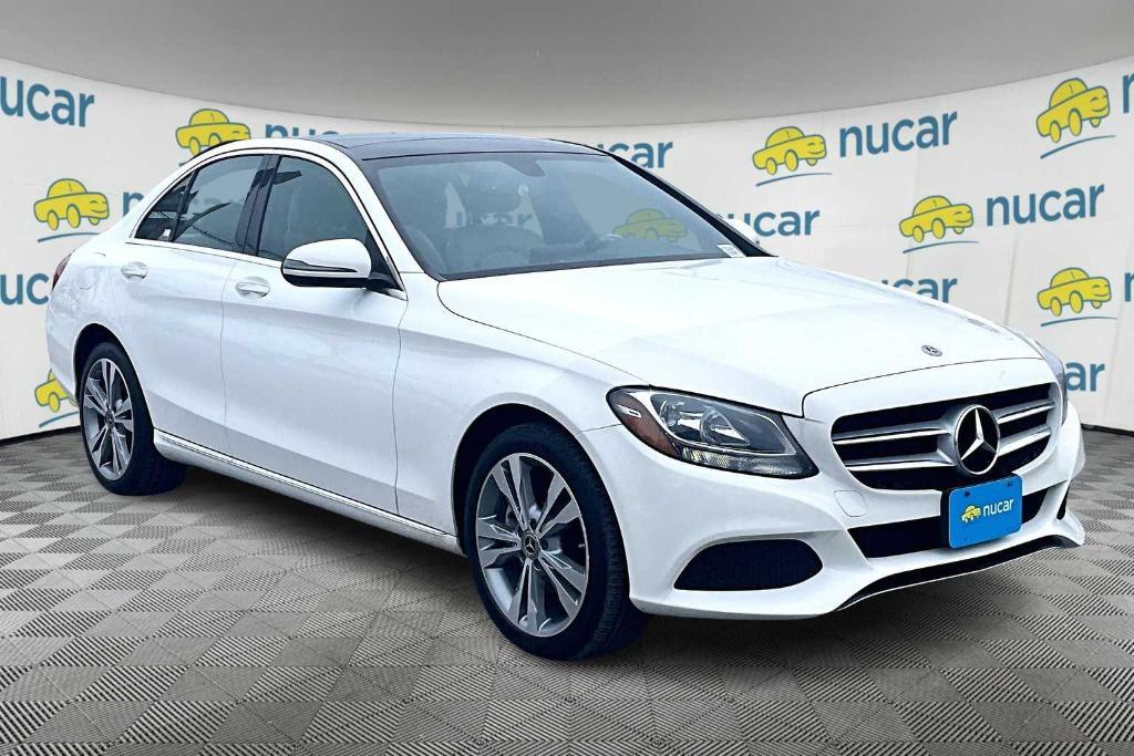 used 2018 Mercedes-Benz C-Class car, priced at $17,300