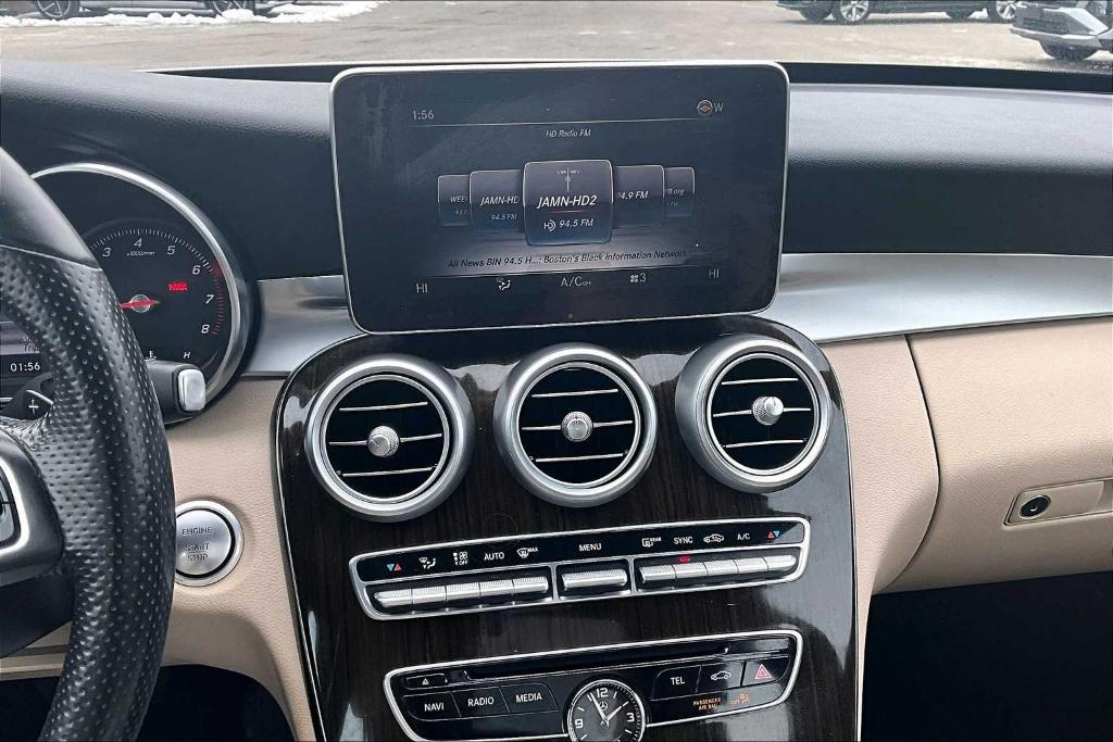 used 2018 Mercedes-Benz C-Class car, priced at $17,300