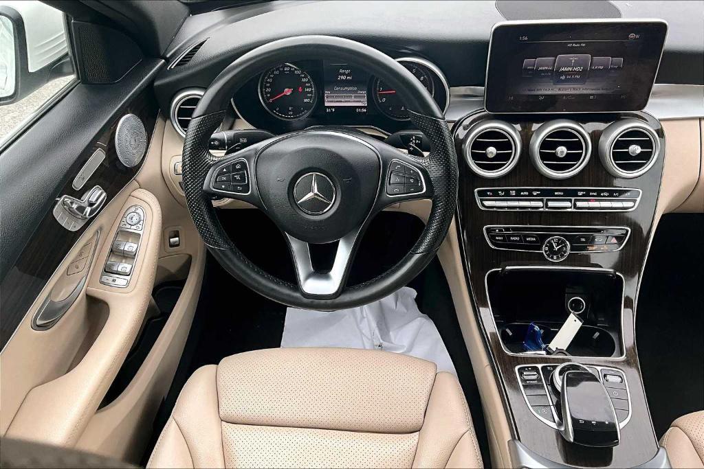 used 2018 Mercedes-Benz C-Class car, priced at $17,300