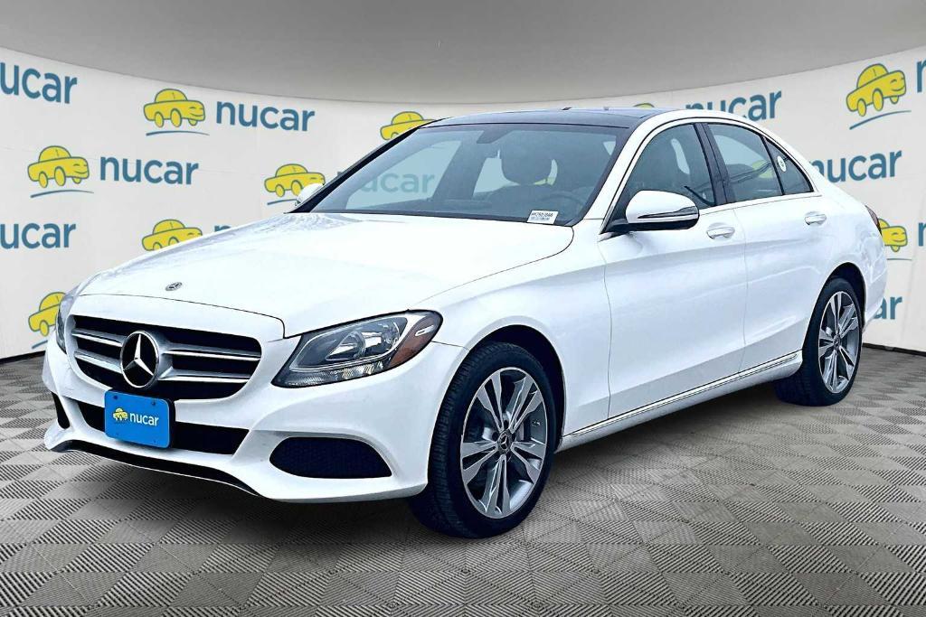 used 2018 Mercedes-Benz C-Class car, priced at $17,300