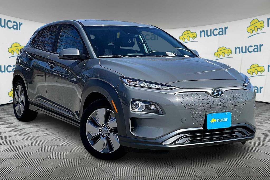 used 2021 Hyundai Kona EV car, priced at $16,900