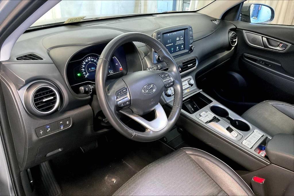 used 2021 Hyundai Kona EV car, priced at $16,900